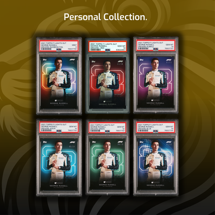 20 Rainbows - Drivers - 2021 Topps Lights Out - 119/120 Cards