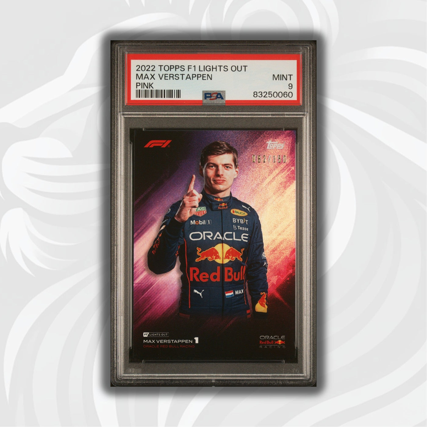 PSA 9 - 82/150 Max Verstappen - 2022 Lights Out - Pink