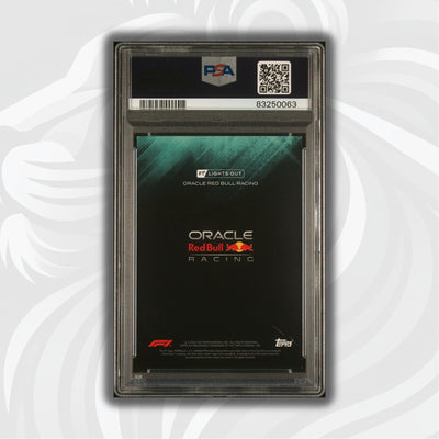 PSA 9 - 18/99 Max Verstappen - 2022 Lights Out - Teal