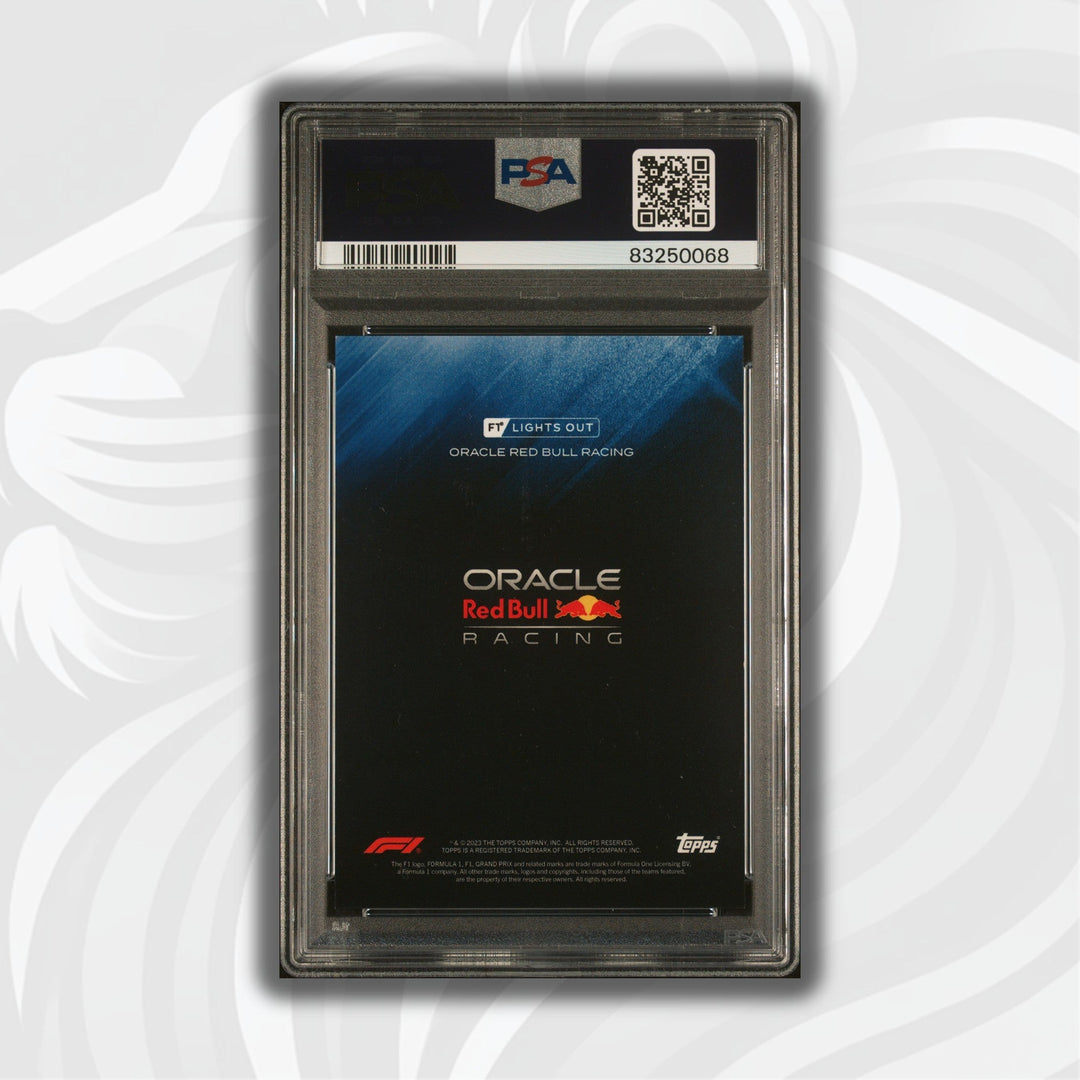 PSA 9 - 19/25 Max Verstappen - 2022 Lights Out - Blue