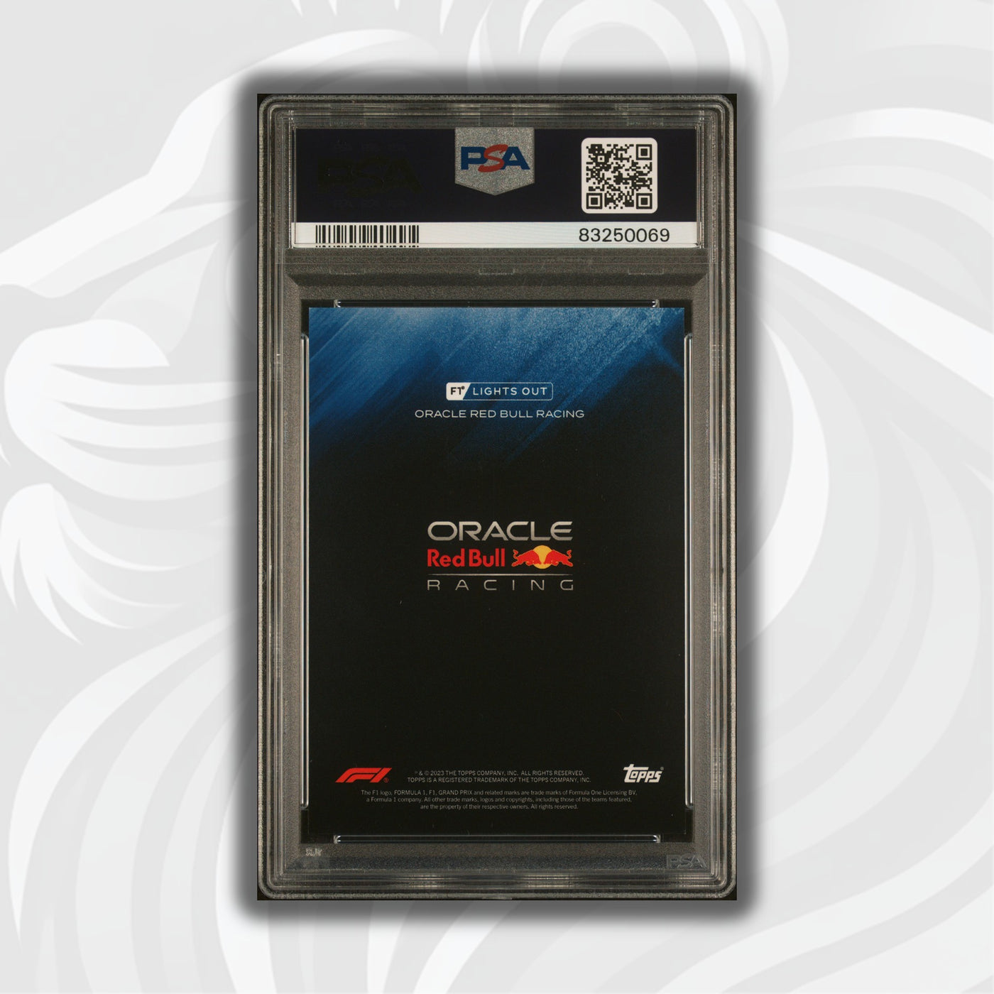 PSA 9 - 23/25 Max Verstappen - 2022 Lights Out - Blue