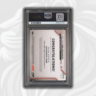 PSA 5 - 29/50 Auto - Felipe Drugovich #F1A-FD - Topps Chrome 2020 - Gold Wave (POP1, 8 HIGHER)