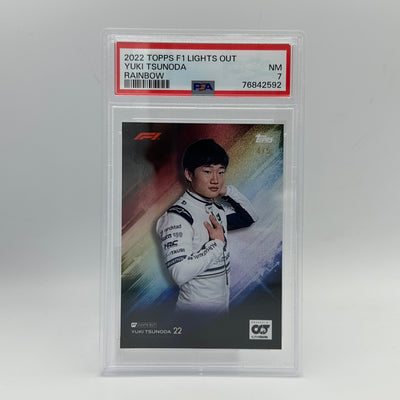 PSA 7 - 4/5 - Yuki Tsunoda - Rainbow