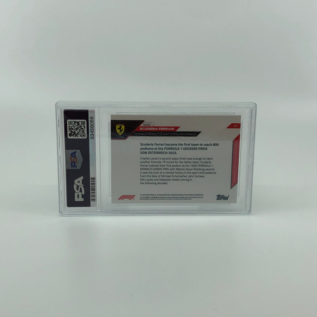 PSA 10 - 11/99 - Charles Leclerc #26 - Black - 2023 Topps Now