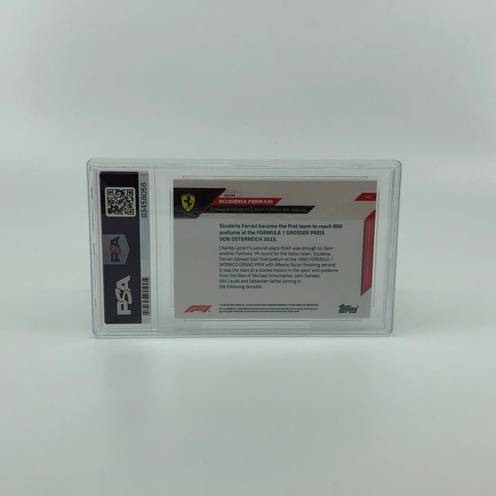 PSA 10 - 11/99 - Charles Leclerc #26 - Black - 2023 Topps Now