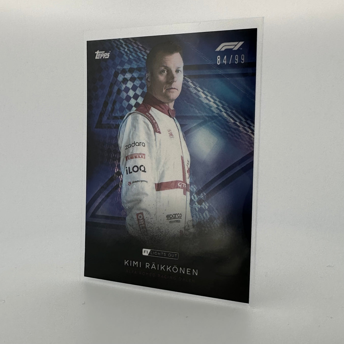 /99 Kimi Raikkonen - Driver - Blue Parallel