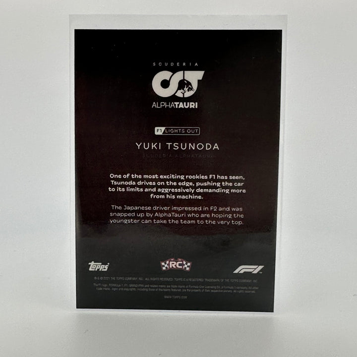 08/99 Yuki Tsunoda - Driver - Blue Parallel