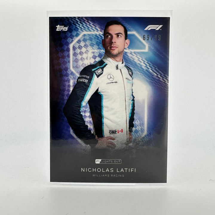 69/99 Nicholas Latifi - Driver - Blue Parallel