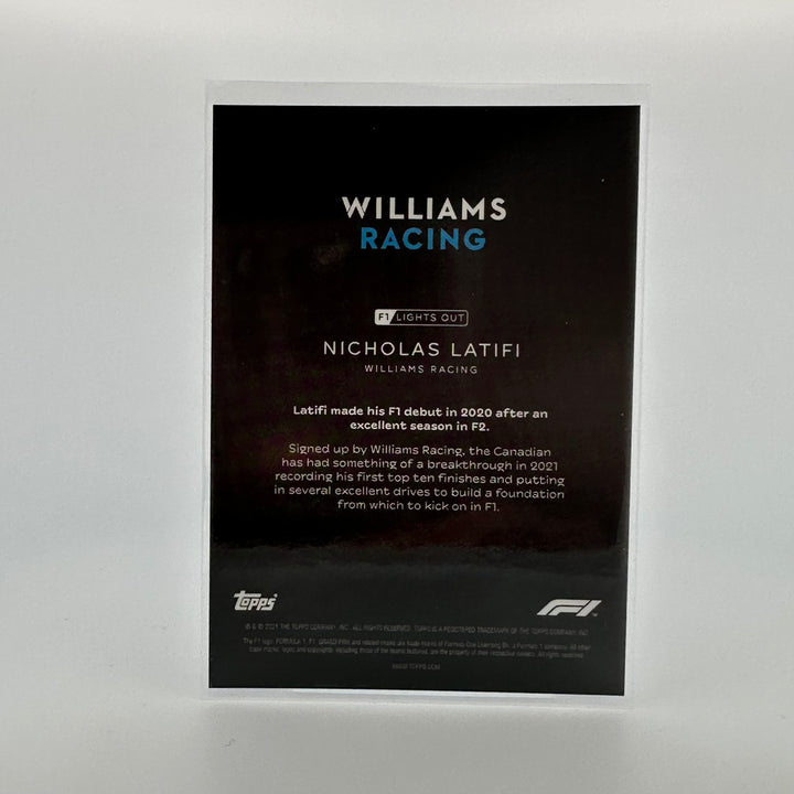 69/99 Nicholas Latifi - Driver - Blue Parallel