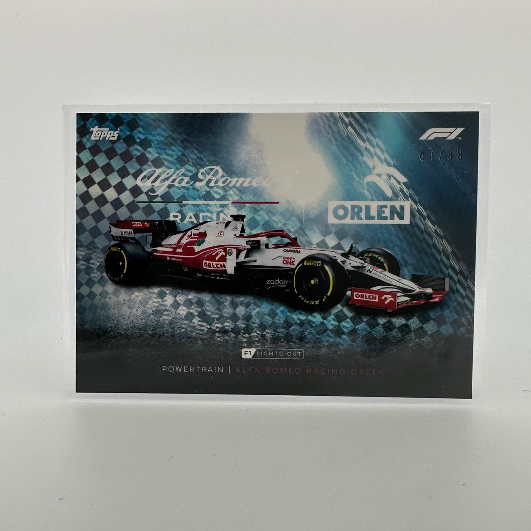 87/99 Alfa Romeo Racing Orlen - Powertrain - Blue Parallel