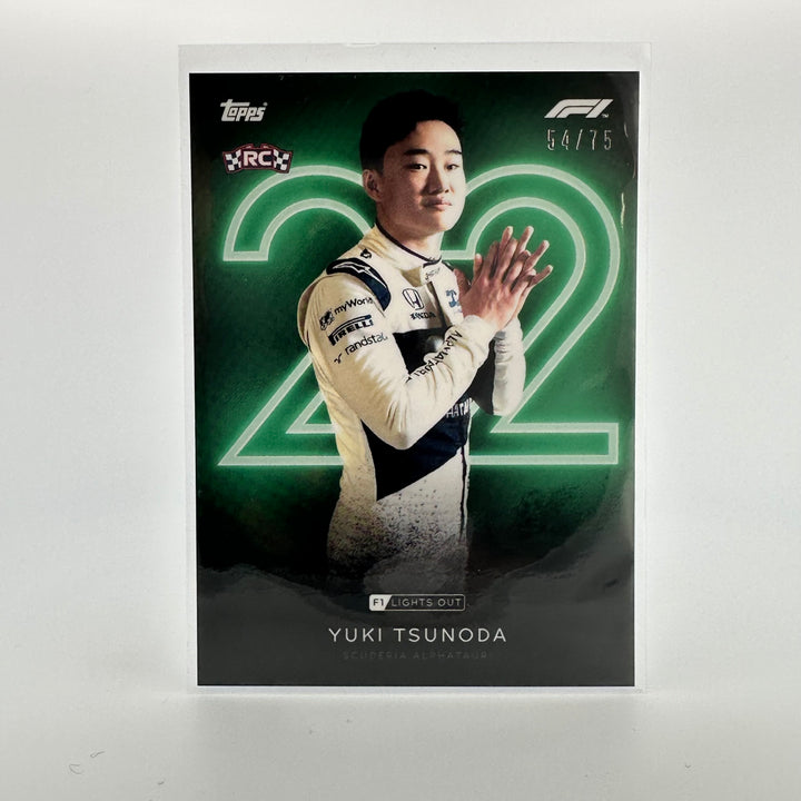 54/75 Yuki Tsunoda - Drivers - Green Parallel