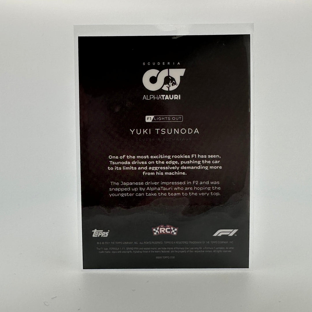 54/75 Yuki Tsunoda - Drivers - Green Parallel