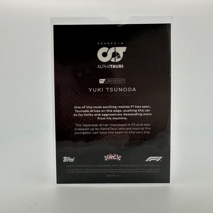 54/75 Yuki Tsunoda - Drivers - Green Parallel