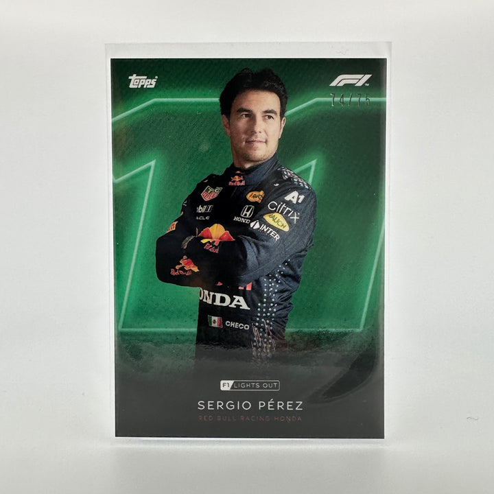 /75 Sergio Perez - Drivers - Green Parallel