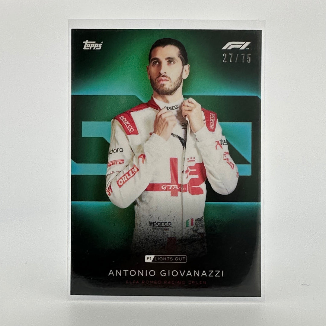 /75 Antonio Giovinazzi - Drivers - Green Parallel