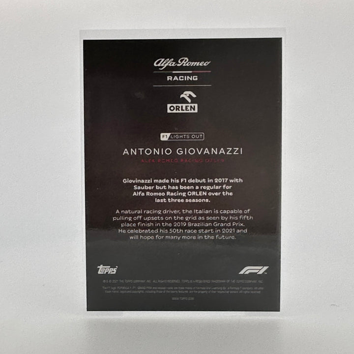 /75 Antonio Giovinazzi - Drivers - Green Parallel