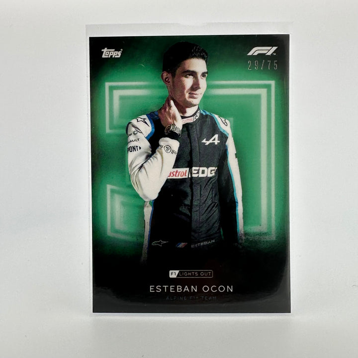 29/75 Esteban Ocon - Drivers - Green Parallel