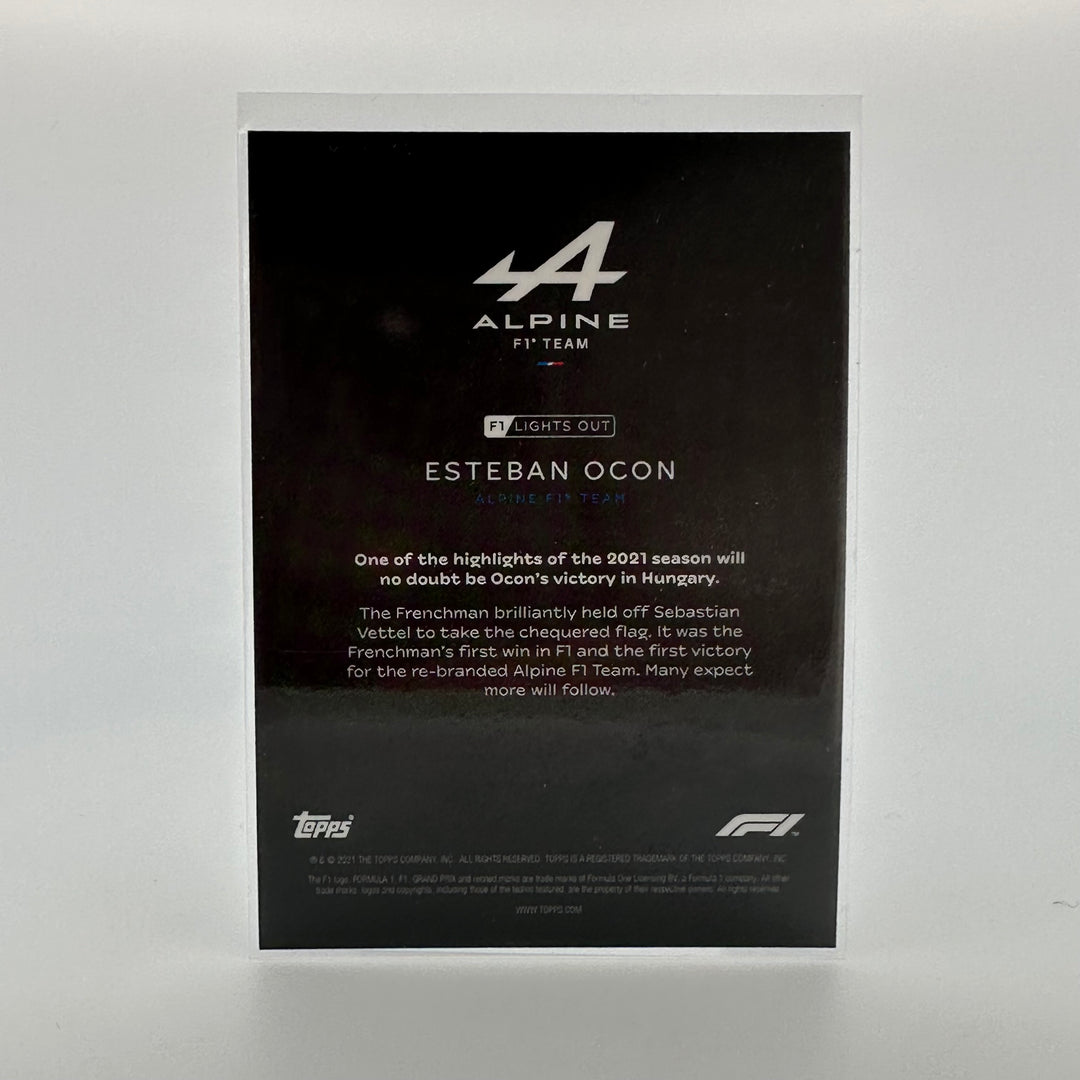 29/75 Esteban Ocon - Drivers - Green Parallel