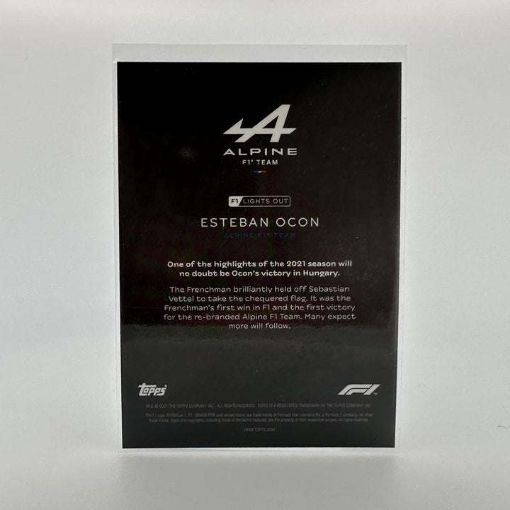 29/75 Esteban Ocon - Drivers - Green Parallel