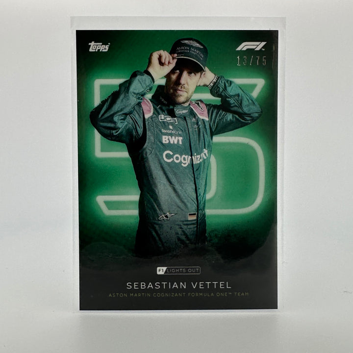 /75 Sebastian Vettel - Drivers - Green Parallel