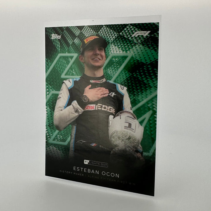 15/75 Esteban Ocon - History Maker - Green Parallel