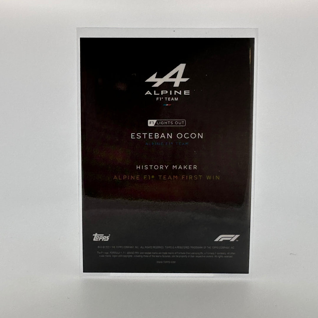 15/75 Esteban Ocon - History Maker - Green Parallel