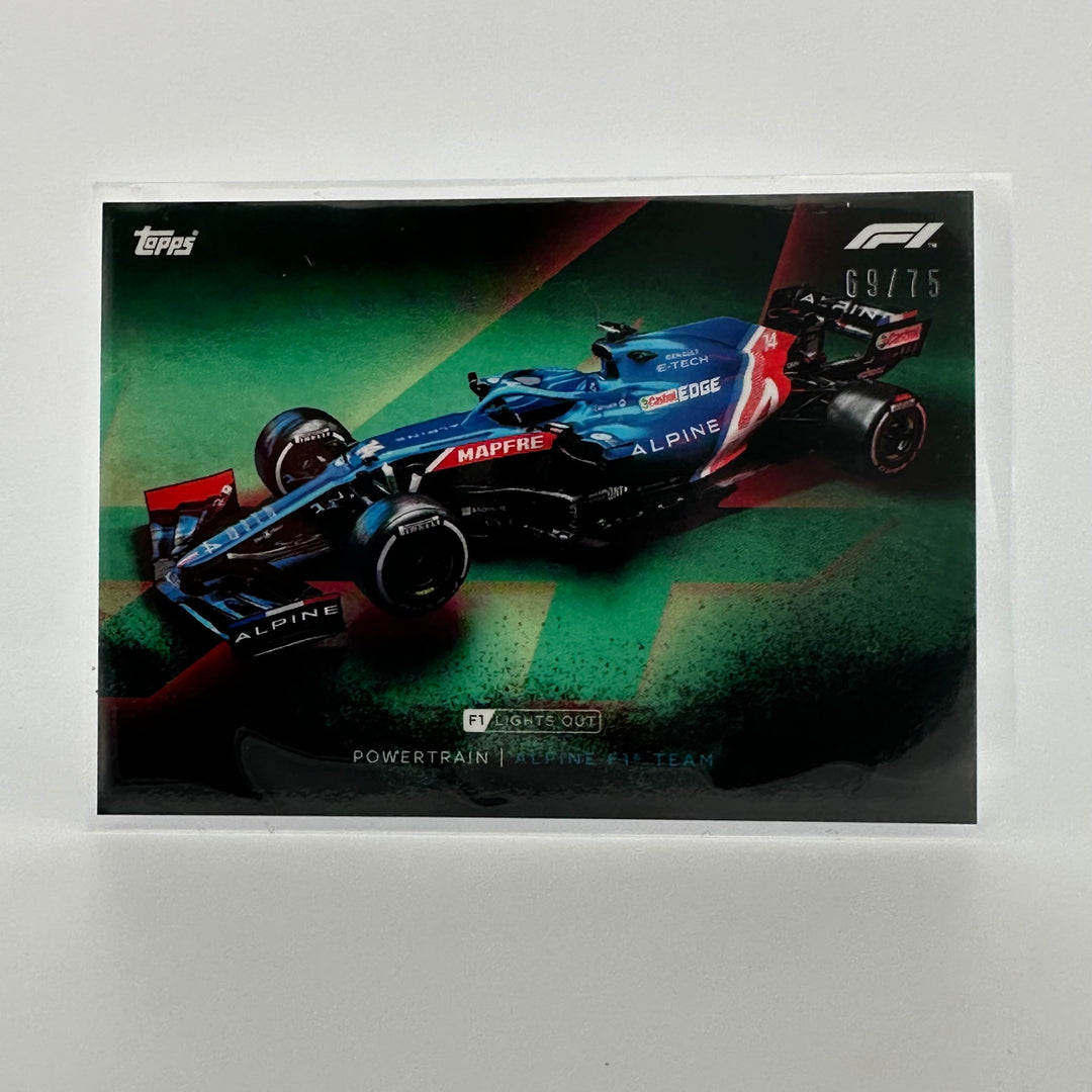 /75 Alpine F1 Team - Powertrain - Green Parallel