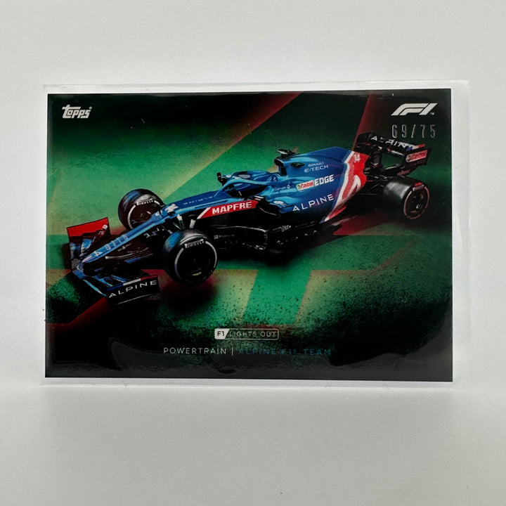 /75 Alpine F1 Team - Powertrain - Green Parallel