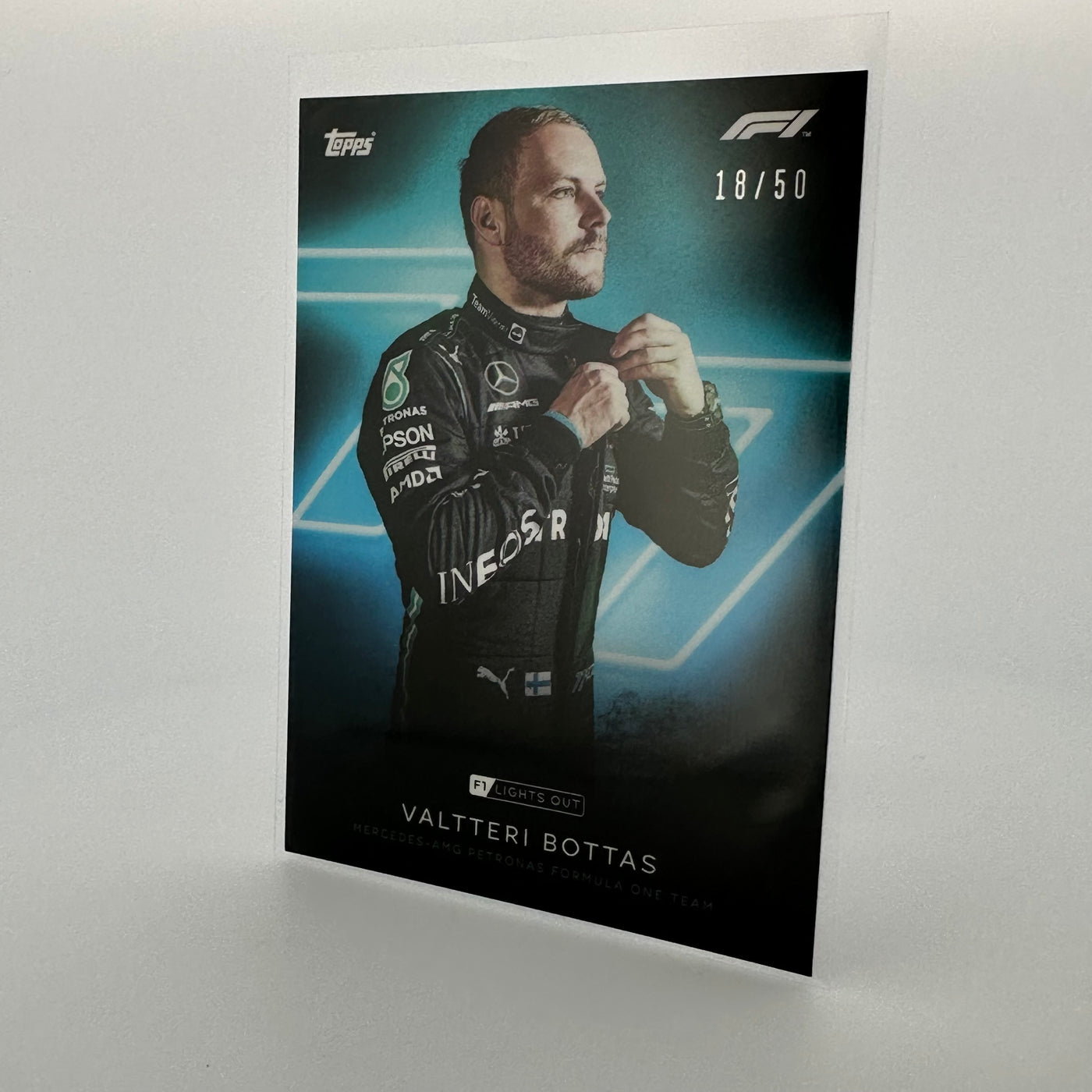18/50 Valtteri Bottas - Driver - Aqua Parallel