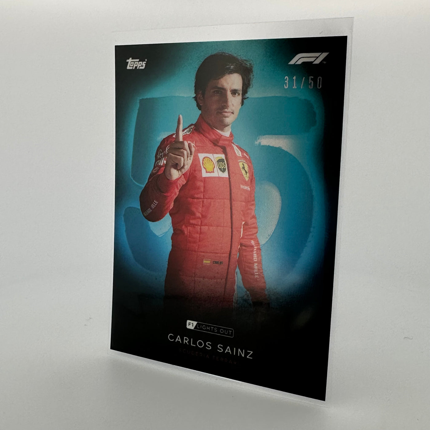 31/50 Carlos Sainz - Driver - Aqua Parallel