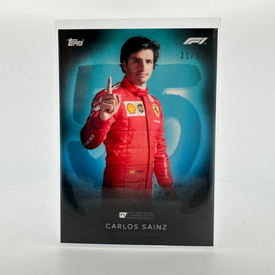 31/50 Carlos Sainz - Driver - Aqua Parallel