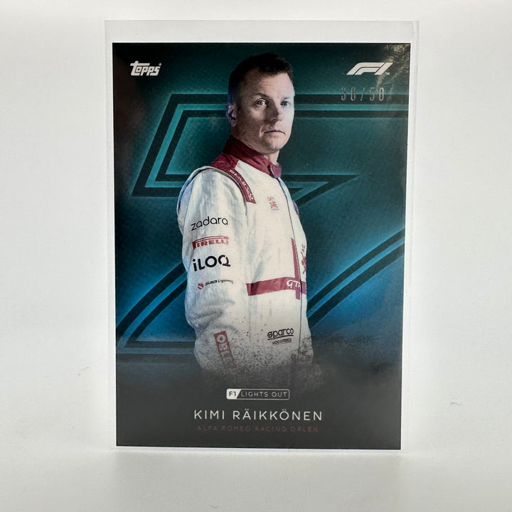 38/50 Kimi Raikkonen - Driver - Aqua Parallel