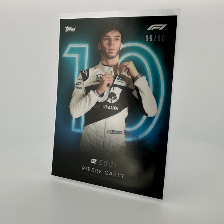 09/50 Pierre Gasly - Driver - Aqua Parallel