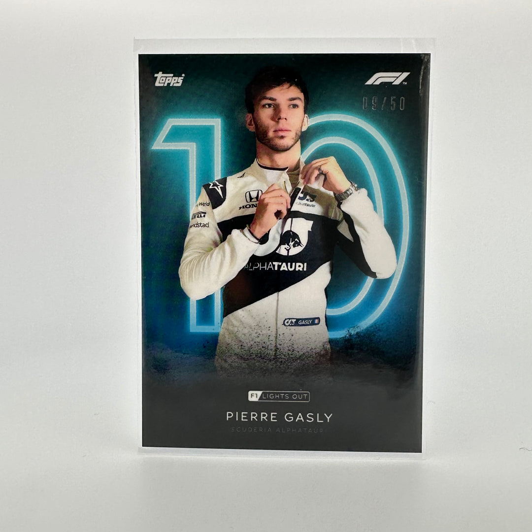 09/50 Pierre Gasly - Driver - Aqua Parallel