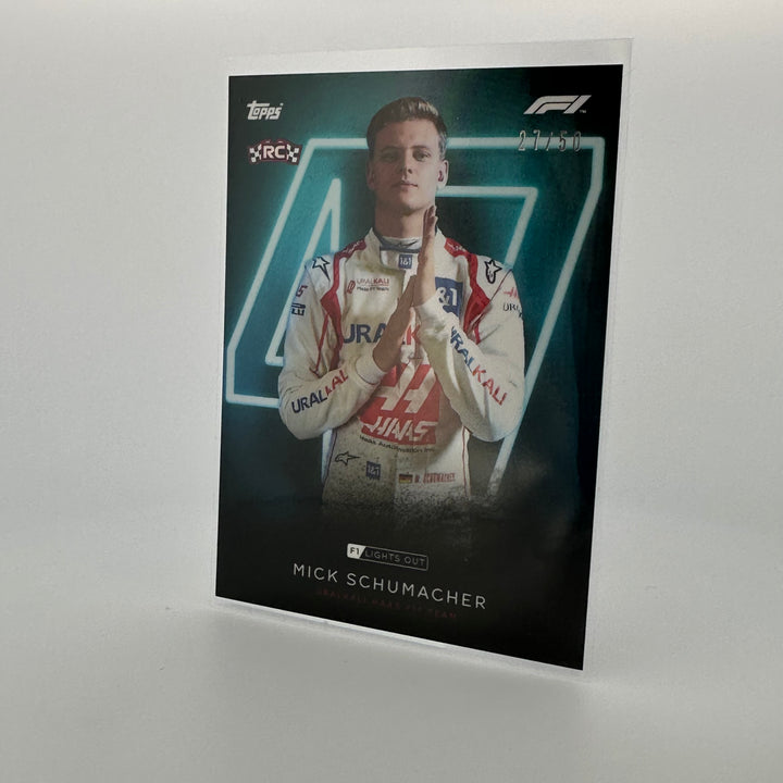 27/50 Mick Schumacher - Driver - Aqua Parallel