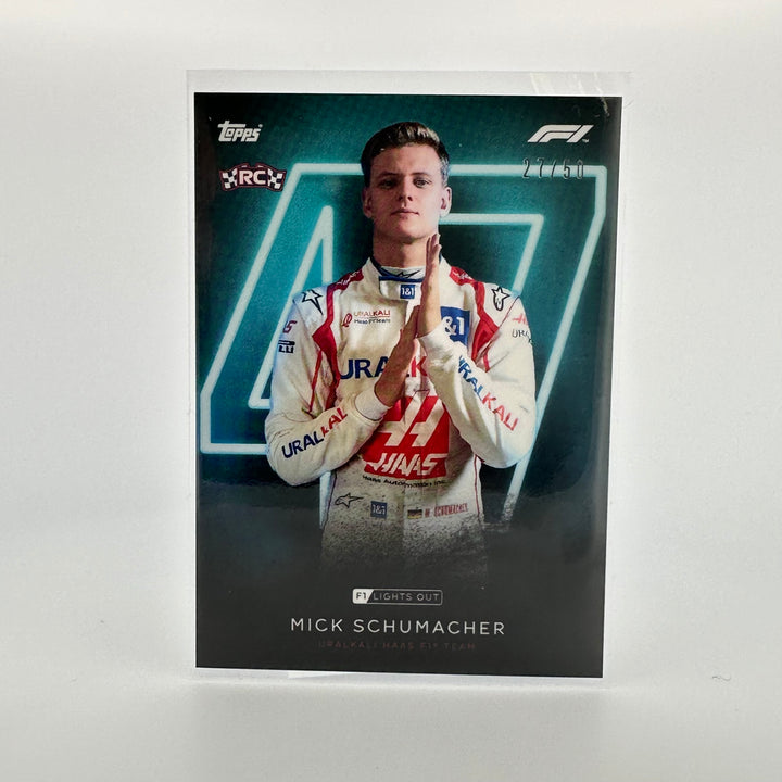 27/50 Mick Schumacher - Driver - Aqua Parallel