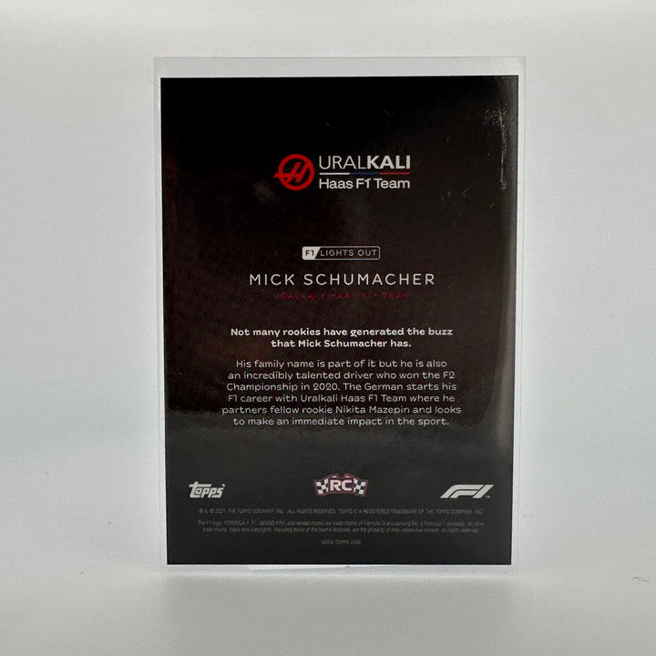 27/50 Mick Schumacher - Driver - Aqua Parallel