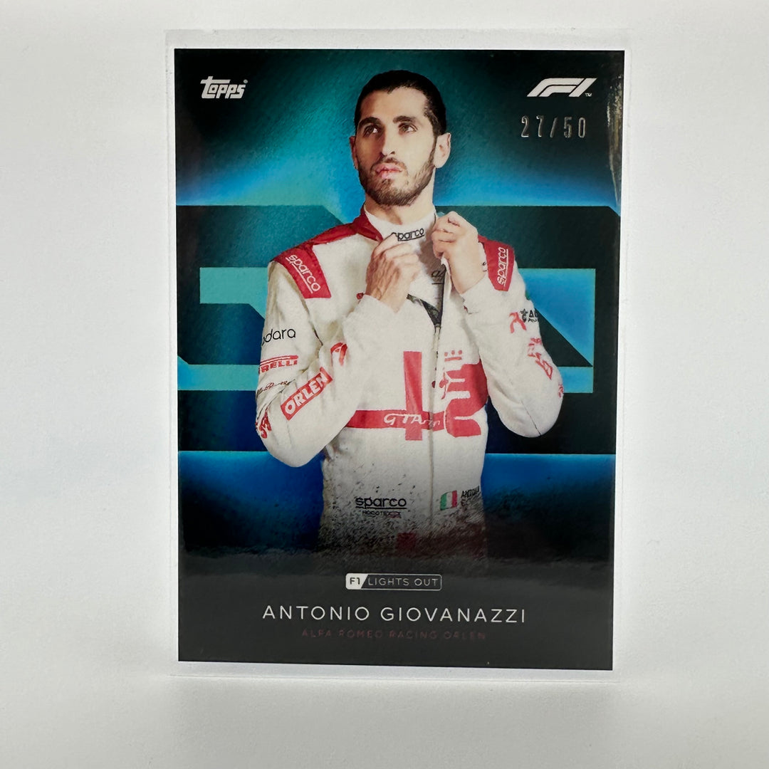 /50 Antonio Giovinazzi - Driver - Aqua Parallel