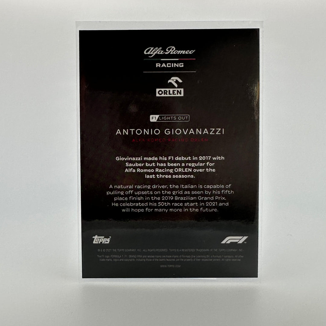 /50 Antonio Giovinazzi - Driver - Aqua Parallel