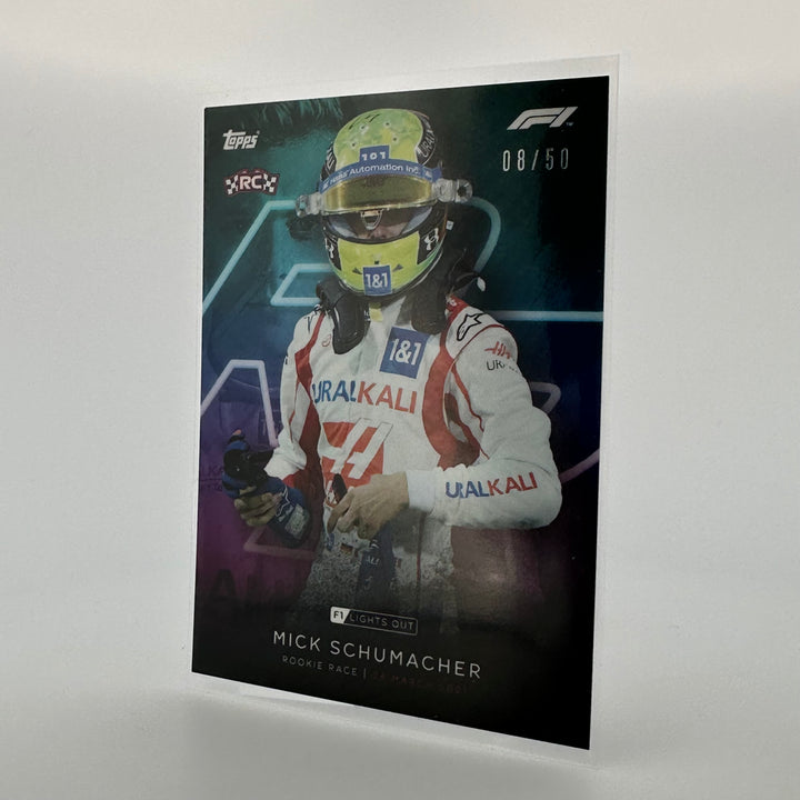 08/50 Mick Schumacher - Rookie Race - Aqua Parallel
