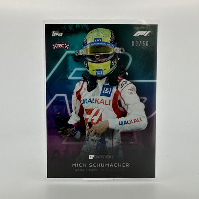 08/50 Mick Schumacher - Rookie Race - Aqua Parallel