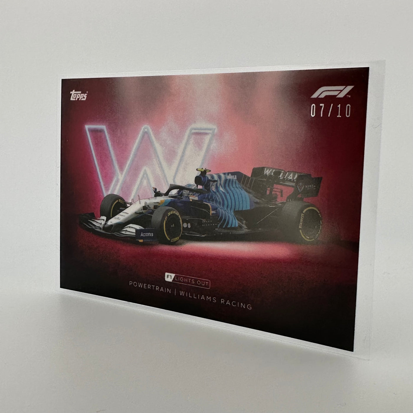 07/10 Williams Racing - Powertrain -  Red Parallel