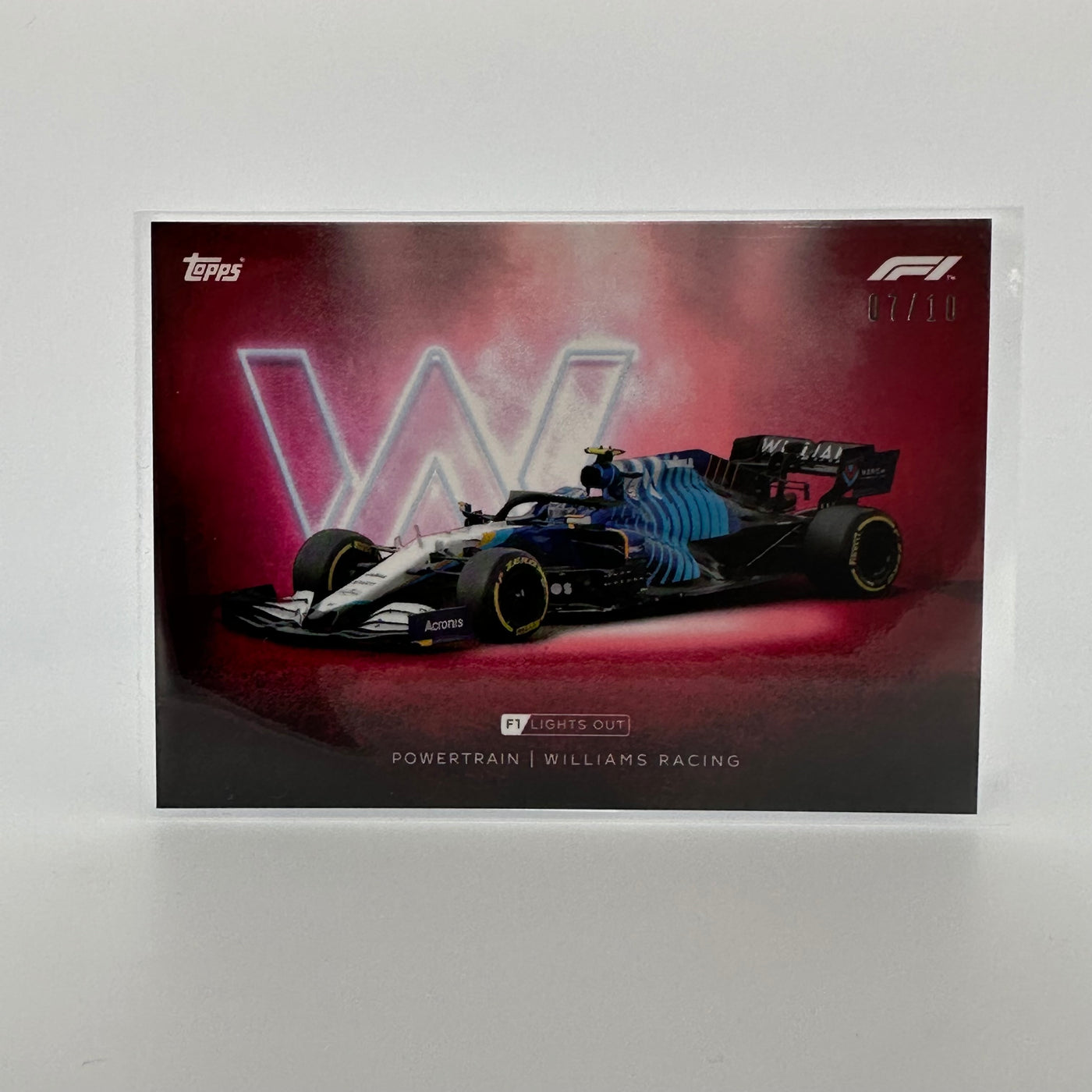 07/10 Williams Racing - Powertrain -  Red Parallel