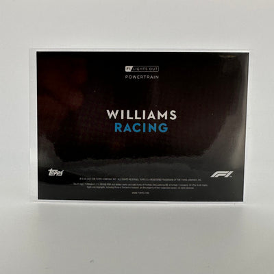 07/10 Williams Racing - Powertrain -  Red Parallel