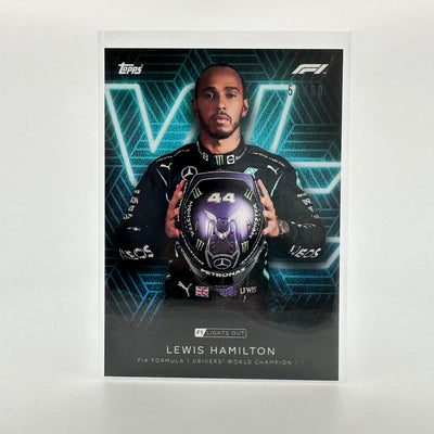 /50 Lewis Hamilton - Driver World Champion - Aqua Parallel