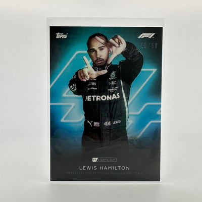 49/50 Lewis Hamilton - Driver - Aqua Parallel