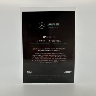 49/50 Lewis Hamilton - Driver - Aqua Parallel