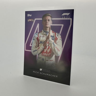 18/25 Mick Schumacher - Drivers - Purple Parallel