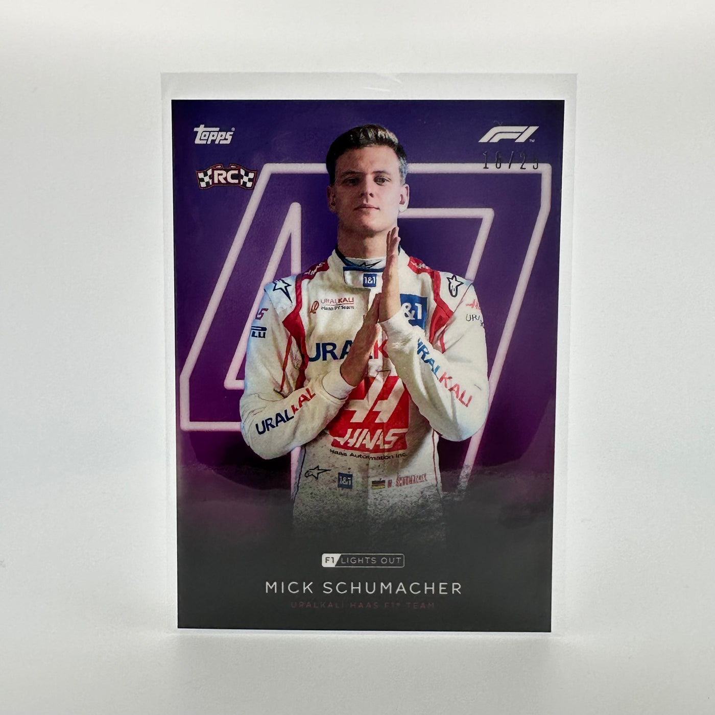 18/25 Mick Schumacher - Drivers - Purple Parallel