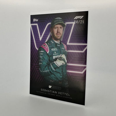 /25 Sebastian Vettel - Driver World Champion - Purple Parallel